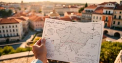 Explorez le cœur du Portugal avec une carte détaillée des régions et des villes